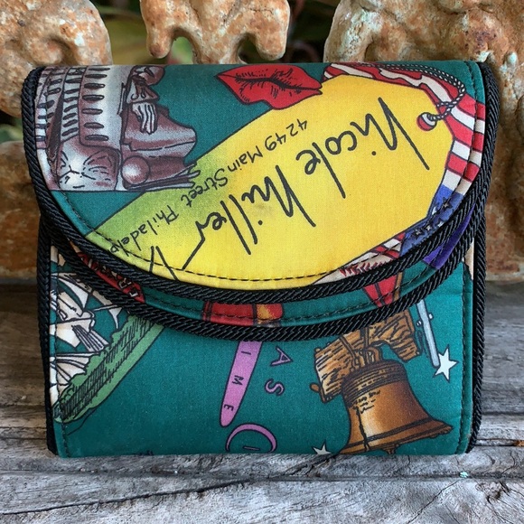 Vintage 90’s Nicole Miller Silk Mini Bag - Picture 10 of 13